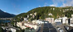 Archiv Foto Webcam St. Moritz Dorf II Ausblick Hotel Schweizerhof Richtung St. Moritz Bad 08:00