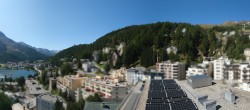 Archived image Webcam St. Moritz village II View from Hotel Schweizerhof towards St. Moritz Bad 11:00