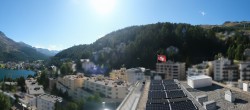 Archived image Webcam St. Moritz village II View from Hotel Schweizerhof towards St. Moritz Bad 15:00