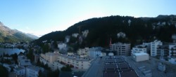 Archived image Webcam St. Moritz village II View from Hotel Schweizerhof towards St. Moritz Bad 17:00