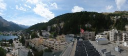 Archiv Foto Webcam St. Moritz Dorf II Ausblick Hotel Schweizerhof Richtung St. Moritz Bad 13:00
