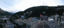Archiv Foto Webcam St. Moritz Dorf II Ausblick Hotel Schweizerhof Richtung St. Moritz Bad 17:00