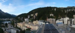 Archiv Foto Webcam St. Moritz Dorf II Ausblick Hotel Schweizerhof Richtung St. Moritz Bad 08:00