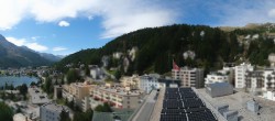 Archiv Foto Webcam St. Moritz Dorf II Ausblick Hotel Schweizerhof Richtung St. Moritz Bad 11:00