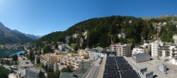 Archiv Foto Webcam St. Moritz Dorf II Ausblick Hotel Schweizerhof Richtung St. Moritz Bad 11:00
