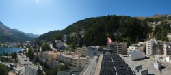 Archiv Foto Webcam St. Moritz Dorf II Ausblick Hotel Schweizerhof Richtung St. Moritz Bad 13:00