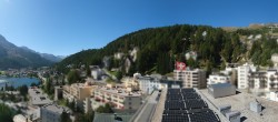 Archiv Foto Webcam St. Moritz Dorf II Ausblick Hotel Schweizerhof Richtung St. Moritz Bad 11:00