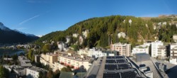 Archiv Foto Webcam St. Moritz Dorf II Ausblick Hotel Schweizerhof Richtung St. Moritz Bad 08:00
