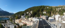 Archiv Foto Webcam St. Moritz Dorf II Ausblick Hotel Schweizerhof Richtung St. Moritz Bad 09:00