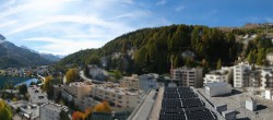 Archiv Foto Webcam St. Moritz Dorf II Ausblick Hotel Schweizerhof Richtung St. Moritz Bad 13:00