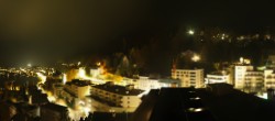 Archived image Webcam St. Moritz village II View from Hotel Schweizerhof towards St. Moritz Bad 23:00