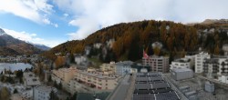 Archived image Webcam St. Moritz village II View from Hotel Schweizerhof towards St. Moritz Bad 11:00
