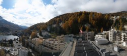 Archived image Webcam St. Moritz village II View from Hotel Schweizerhof towards St. Moritz Bad 13:00