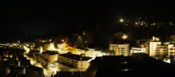 Archived image Webcam St. Moritz village II View from Hotel Schweizerhof towards St. Moritz Bad 23:00