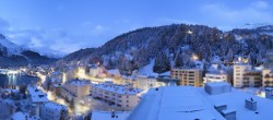 Archived image Webcam St. Moritz village II View from Hotel Schweizerhof towards St. Moritz Bad 05:00