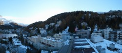 Archived image Webcam St. Moritz village II View from Hotel Schweizerhof towards St. Moritz Bad 15:00