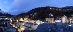Archiv Foto Webcam St. Moritz Dorf II Ausblick Hotel Schweizerhof Richtung St. Moritz Bad 05:00