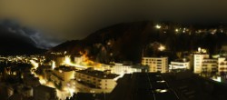 Archiv Foto Webcam St. Moritz Dorf II Ausblick Hotel Schweizerhof Richtung St. Moritz Bad 23:00