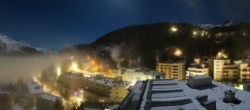Archiv Foto Webcam St. Moritz Dorf II Ausblick Hotel Schweizerhof Richtung St. Moritz Bad 01:00