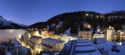 Archiv Foto Webcam St. Moritz Dorf II Ausblick Hotel Schweizerhof Richtung St. Moritz Bad 05:00