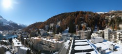Archiv Foto Webcam St. Moritz Dorf II Ausblick Hotel Schweizerhof Richtung St. Moritz Bad 11:00