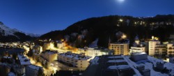 Archived image Webcam St. Moritz village II View from Hotel Schweizerhof towards St. Moritz Bad 05:00