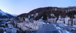 Archiv Foto Webcam St. Moritz Dorf II Ausblick Hotel Schweizerhof Richtung St. Moritz Bad 06:00