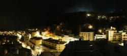 Archiv Foto Webcam St. Moritz Dorf II Ausblick Hotel Schweizerhof Richtung St. Moritz Bad 23:00