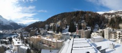 Archiv Foto Webcam St. Moritz Dorf II Ausblick Hotel Schweizerhof Richtung St. Moritz Bad 11:00
