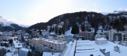 Archiv Foto Webcam St. Moritz Dorf II Ausblick Hotel Schweizerhof Richtung St. Moritz Bad 15:00