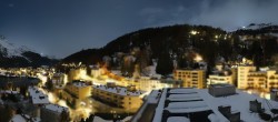 Archiv Foto Webcam St. Moritz Dorf II Ausblick Hotel Schweizerhof Richtung St. Moritz Bad 23:00