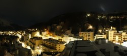 Archived image Webcam St. Moritz village II View from Hotel Schweizerhof towards St. Moritz Bad 05:00
