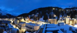 Archived image Webcam St. Moritz village II View from Hotel Schweizerhof towards St. Moritz Bad 06:00