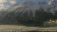Archived image Webcam St. Moritz village III View from Hotel Schweizerhof towards lake St. Moritz 07:00