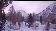 Archiv Foto Webcam Blick Campingplatz Morteratsch 06:00