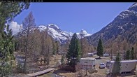 Archiv Foto Webcam Blick Campingplatz Morteratsch 13:00