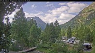 Archiv Foto Webcam Blick Campingplatz Morteratsch 07:00