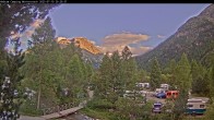 Archiv Foto Webcam Blick Campingplatz Morteratsch 19:00