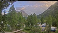 Archiv Foto Webcam Blick Campingplatz Morteratsch 19:00