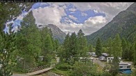 Archiv Foto Webcam Blick Campingplatz Morteratsch 15:00