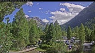 Archiv Foto Webcam Blick Campingplatz Morteratsch 15:00