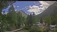 Archiv Foto Webcam Blick Campingplatz Morteratsch 13:00