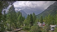 Archiv Foto Webcam Blick Campingplatz Morteratsch 09:00