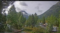 Archiv Foto Webcam Blick Campingplatz Morteratsch 08:00