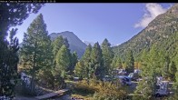 Archiv Foto Webcam Blick Campingplatz Morteratsch 08:00