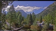Archiv Foto Webcam Blick Campingplatz Morteratsch 09:00