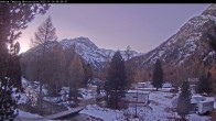 Archiv Foto Webcam Blick Campingplatz Morteratsch 06:00