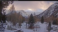 Archiv Foto Webcam Blick Campingplatz Morteratsch 07:00