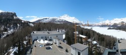 Archived image Webcam Engadin - Lake Silsersee 11:00