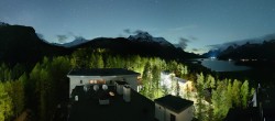Archived image Webcam Engadin - Lake Silsersee 23:00